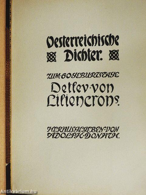 Oesterreichische Dichter (gótbetűs)