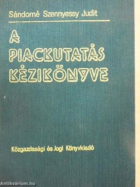 A piackutatás kézikönyve