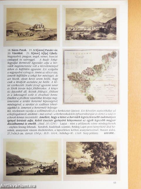 A Krisztina Antikvárium 49. könyv, kézirat, plakát és térkép aukciója