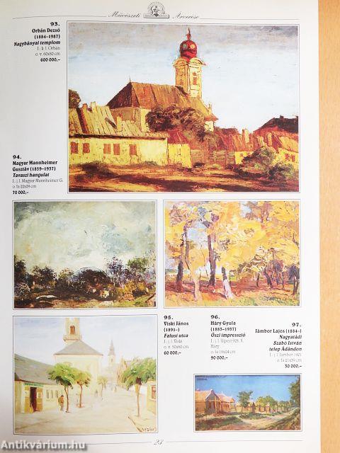 Belvárosi Aukciósház 17. művészeti árverése