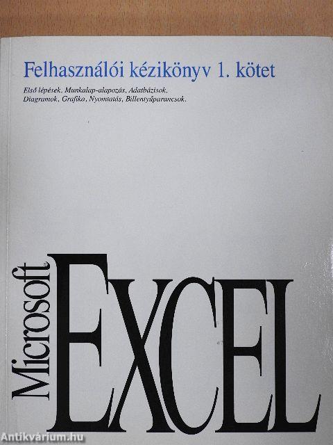 Microsoft Excel felhasználói kézikönyv 1-2.