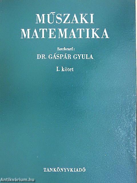 Műszaki matematika I.