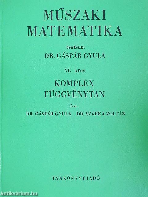 Műszaki matematika VI.