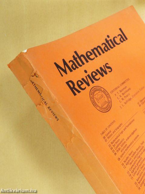 Mathematical Reviews July 1971.-December 1982. (nem teljes évfolyamok, 135 kötet)
