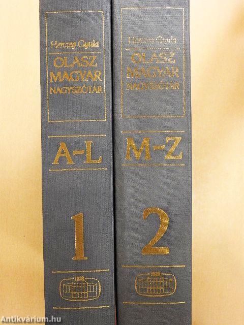 Olasz-magyar nagyszótár 1-2.