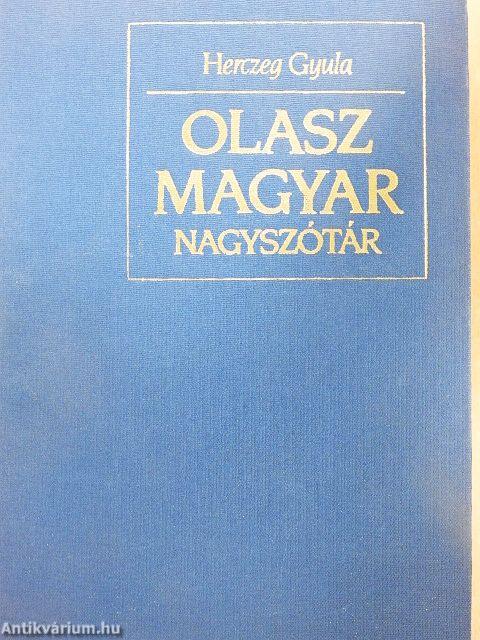 Olasz-magyar nagyszótár 1-2.