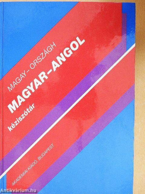 Magyar-angol kéziszótár