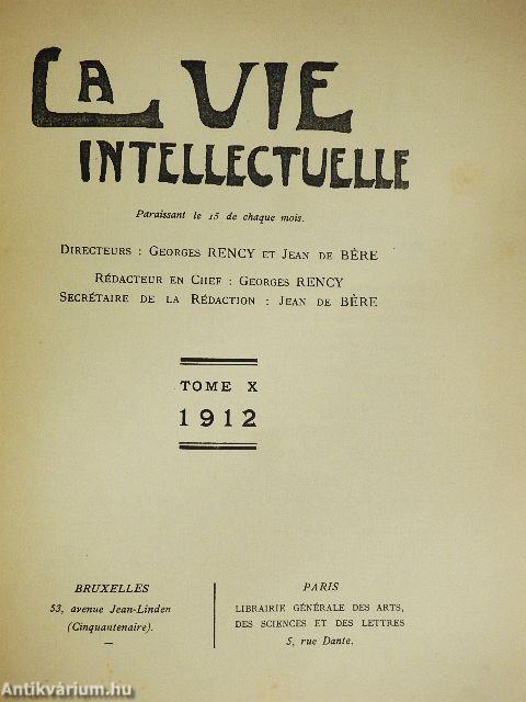 La Vie Intellectuelle 15 juillet 1912.