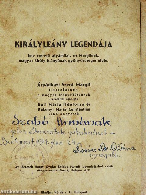 Királyleány legendája