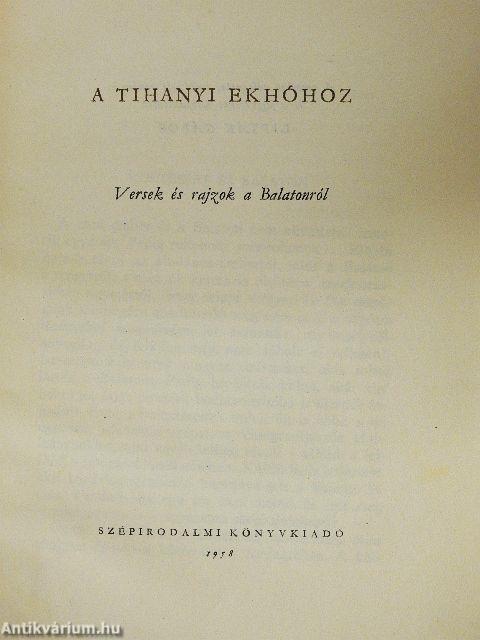 A tihanyi ekhóhoz