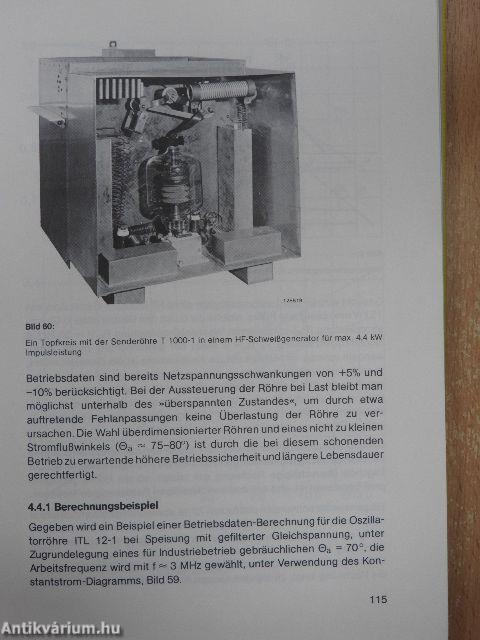 Industrieröhren in Hochfrequenzgeneratoren