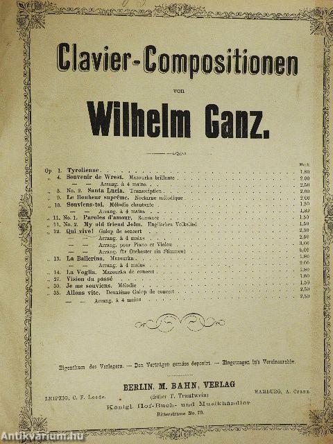 Rapsodie Hongrois/Impatience/Le Rossignol/Qui vive!/Le Fou/Le Chant des Naiades/Phantasie/Caprice/Krönungsmarsch/Piéce de Concert