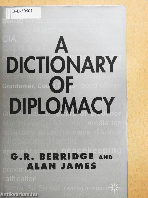 A Dictionary of Diplomacy