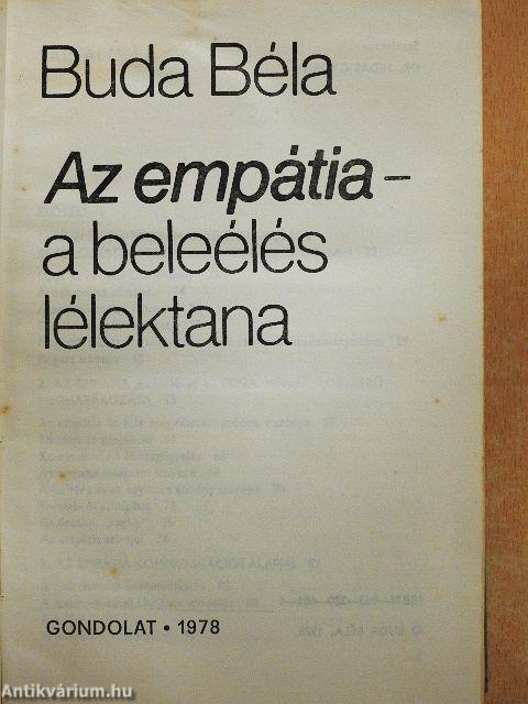 Az empátia - a beleélés lélektana