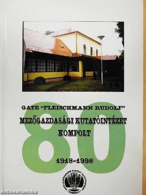 GATE "Fleischmann Rudolf" Mezőgazdasági Kutatóintézet Kompolt