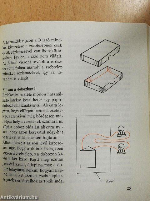 Játékok zsebteleppel és mágnespatkóval