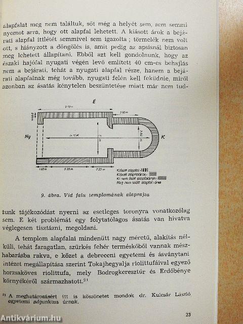 Vid középkori falu története, régészeti leletei
