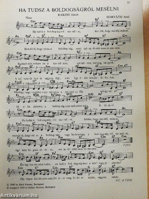 Horváth Jenő válogatott dalai II.