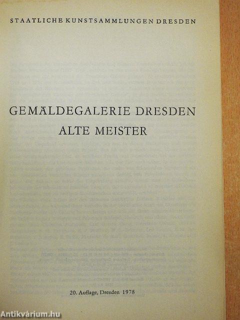 Gemäldegalerie Dresden Alte Meister