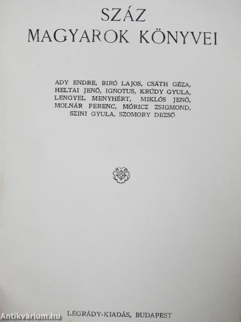 Száz magyarok könyvei I-X.