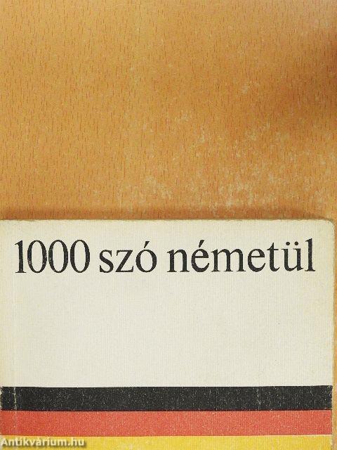 1000 szó németül