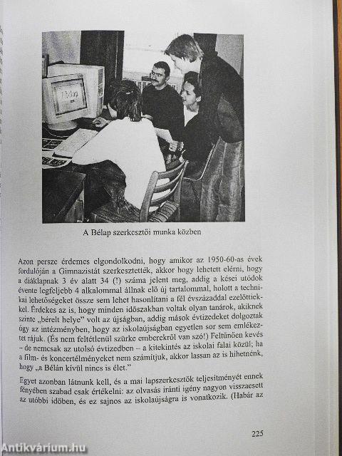 A Bajai III. Béla Gimnázium jubileumi emlékkönyve 