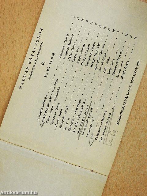 Magyar nótacsokor II.