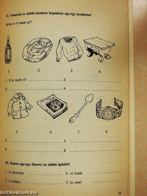 Angol nyelvi feladatlapok II.