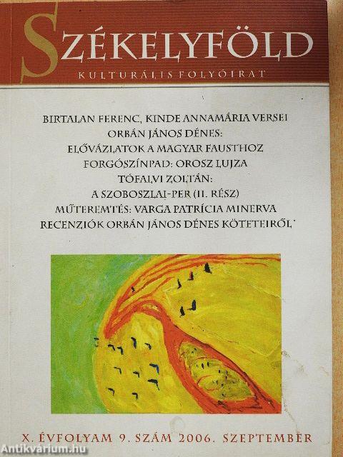 Székelyföld 2006. szeptember