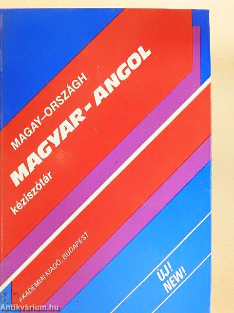 Magyar-angol kéziszótár