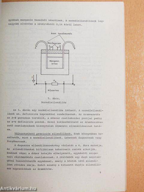 Egyenáramú alapmérések