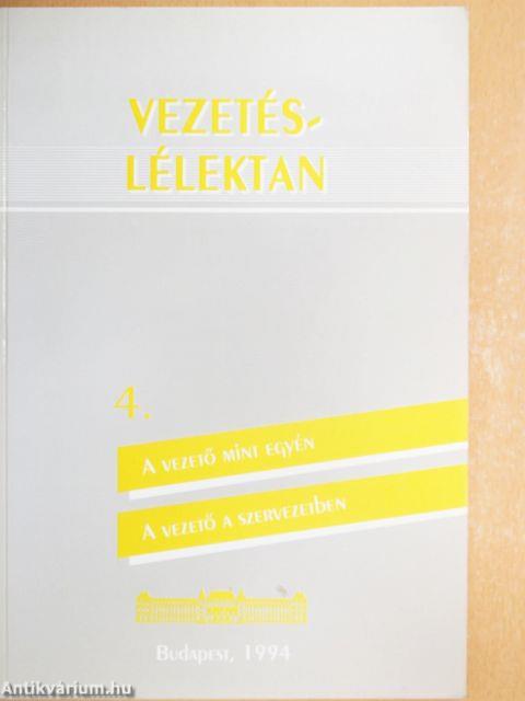 Vezetéslélektan 4.