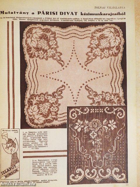 Tolnai Világlapja 1935-1936, 1938, 1940-1944 (vegyes számok) (20 db)