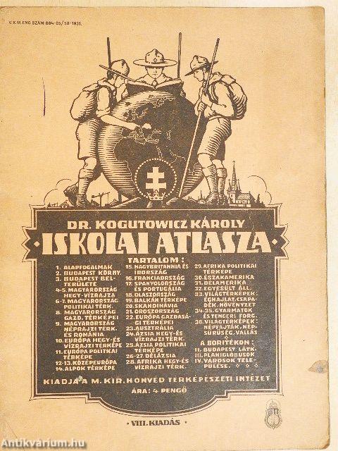Dr. Kogutowicz Károly iskolai atlasza