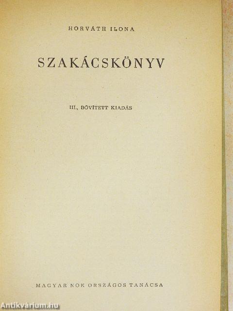 Szakácskönyv