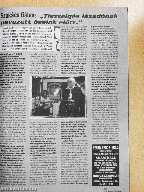 Rockinform 2006. február - 2007. január