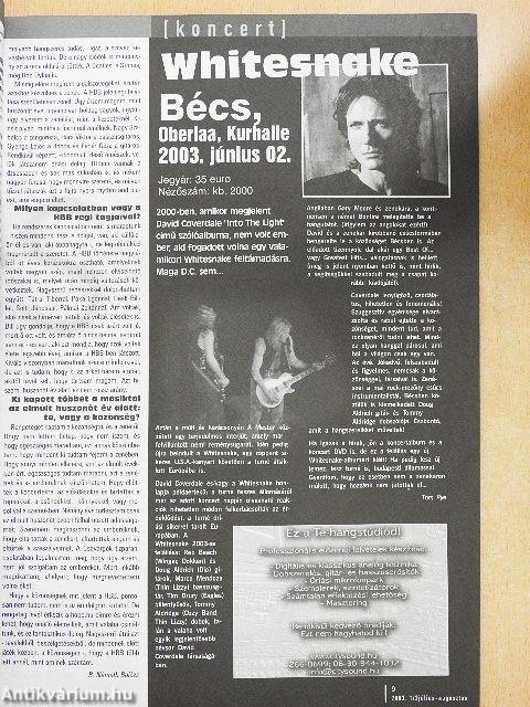 Rockinform 2003. július-augusztus