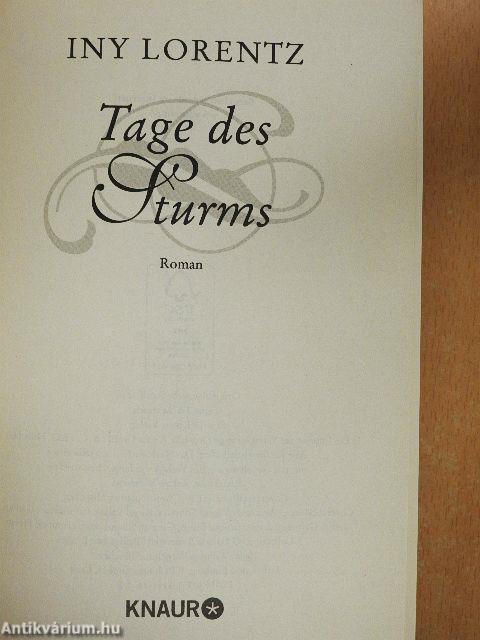 Tage des Sturms