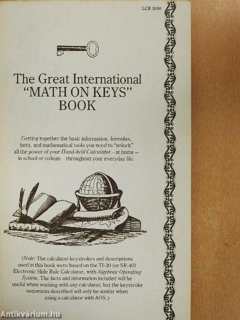 The Great International "Math on Keys" Book