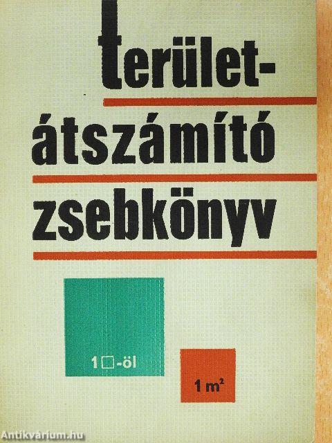 Területátszámító zsebkönyv