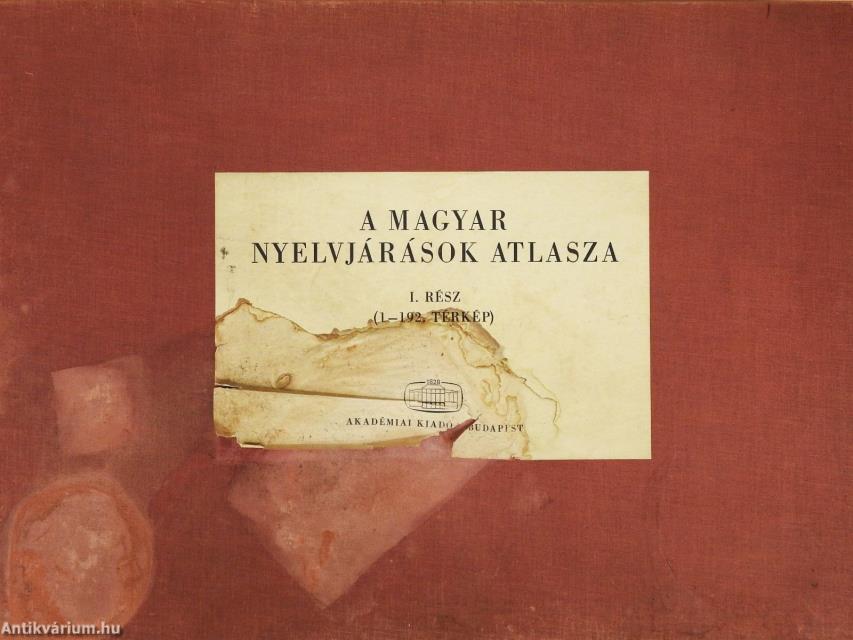 A Magyar Nyelvjárások Atlasza I.