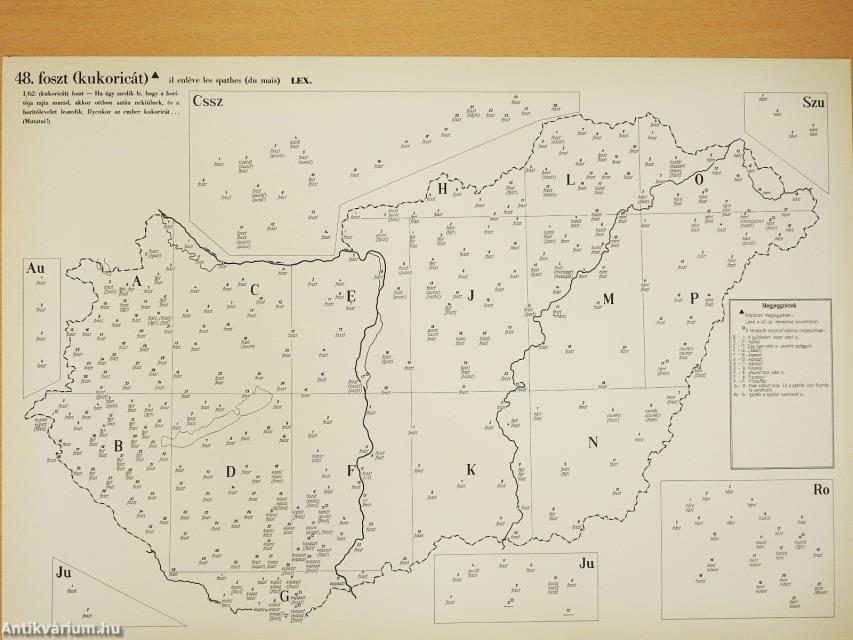 A Magyar Nyelvjárások Atlasza I.
