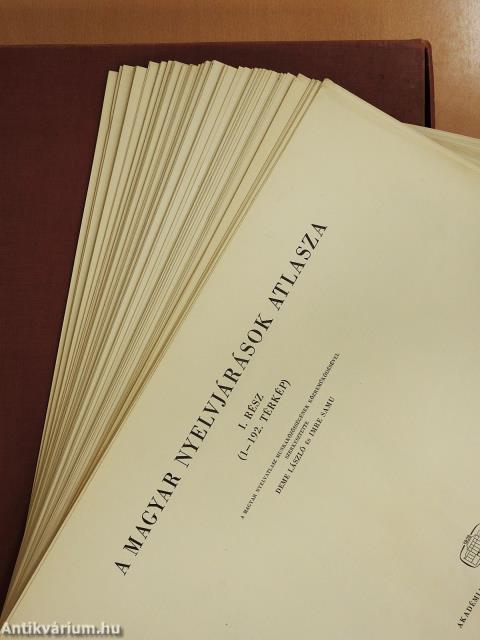 A Magyar Nyelvjárások Atlasza I.