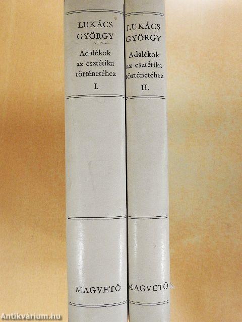 Adalékok az esztétika történetéhez I-II.