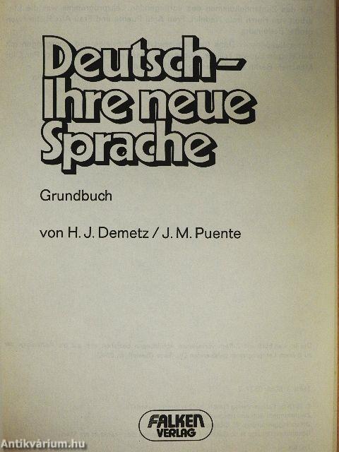 Deutsch - Ihre neue Sprache