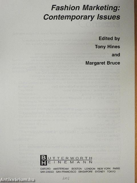 Fashion Marketing: Contemporary Issues