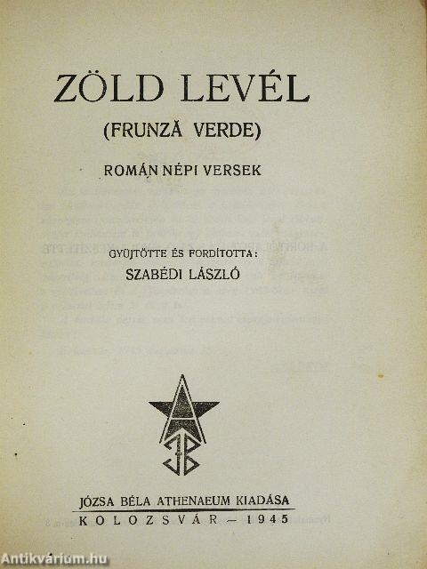 Zöld levél