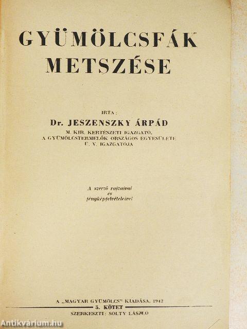 Gyümölcsfák metszése