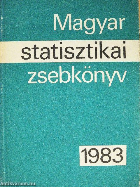 Magyar statisztikai zsebkönyv 1983.