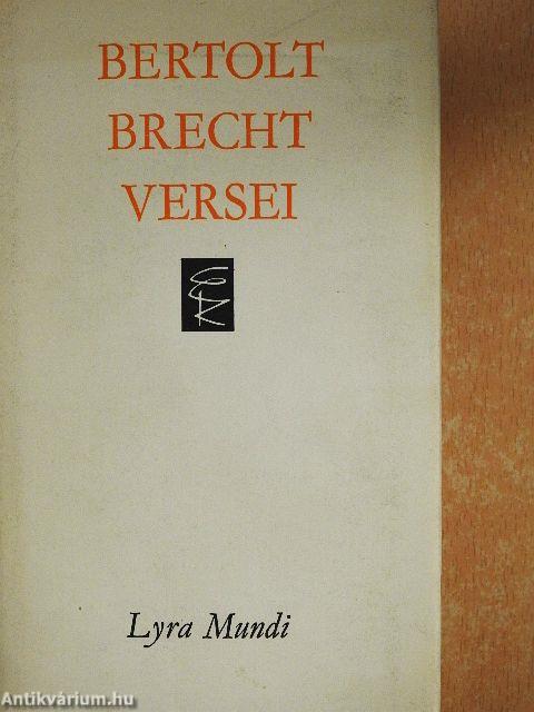 Bertolt Brecht versei